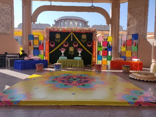 Sangeet night stage